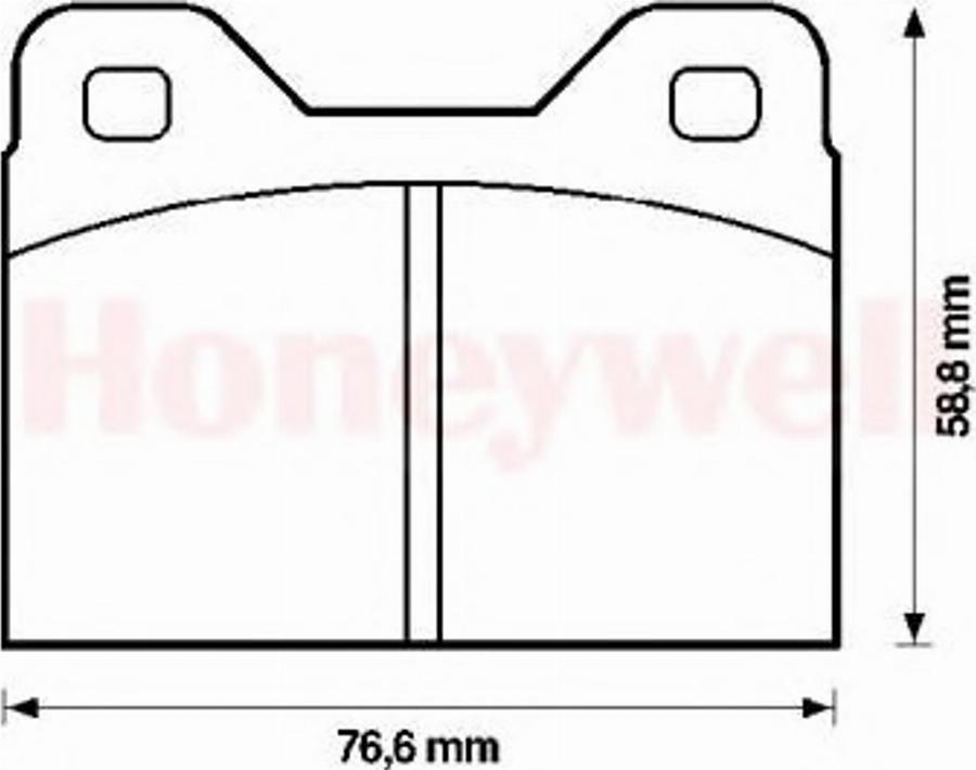 BENDIX 571222B - Тормозные колодки, дисковые, комплект autospares.lv