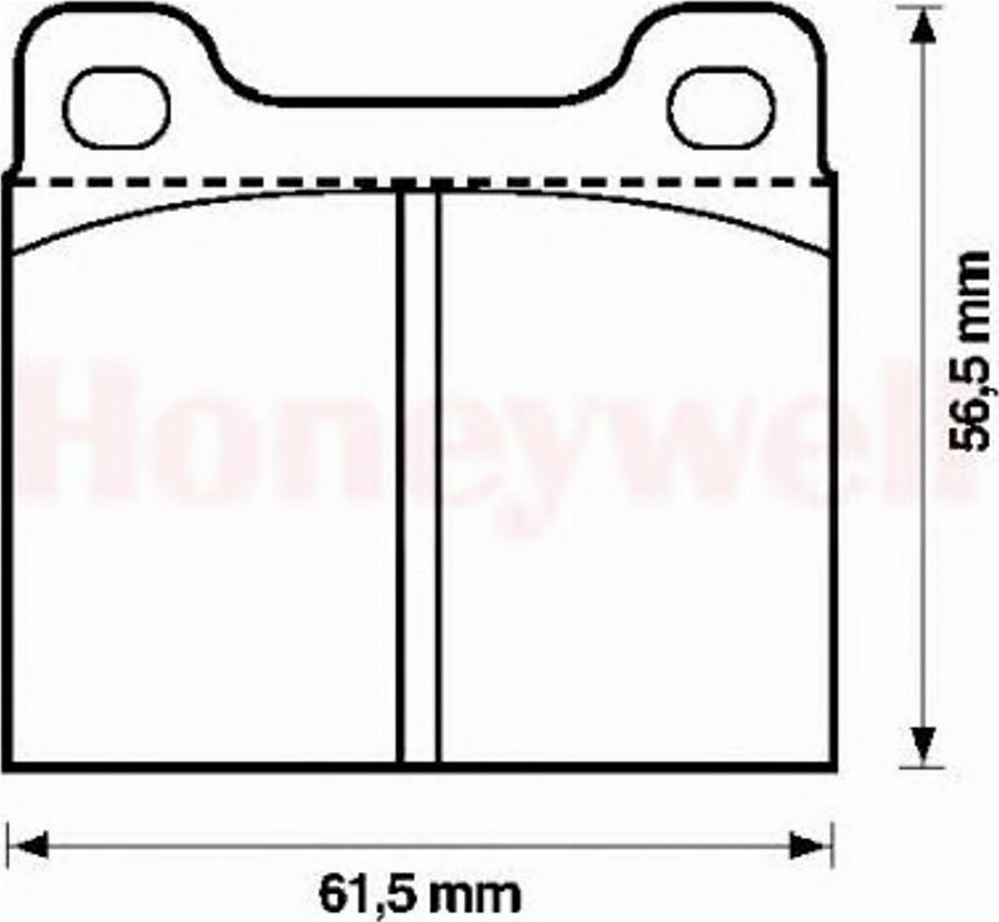 BENDIX 571279B - Тормозные колодки, дисковые, комплект autospares.lv