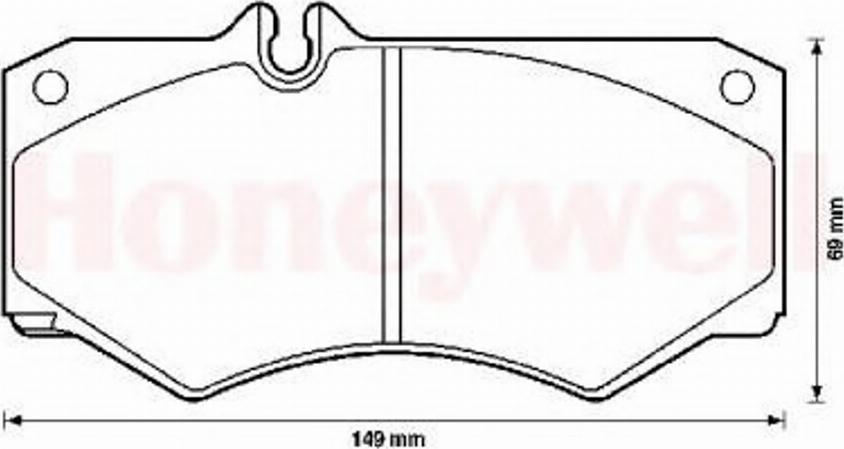 BENDIX 571272B - Тормозные колодки, дисковые, комплект autospares.lv