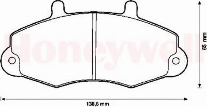 BENDIX 571745X - Тормозные колодки, дисковые, комплект autospares.lv