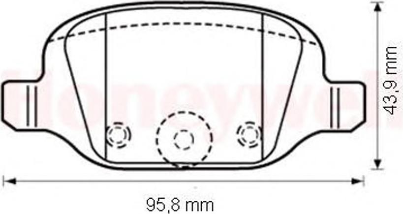 BENDIX 573019B - Тормозные колодки, дисковые, комплект autospares.lv