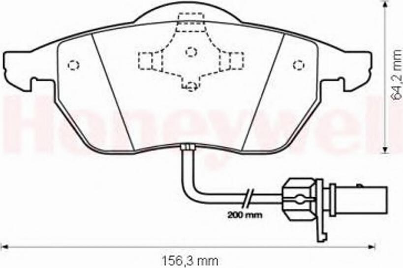 BENDIX 573022 B - Тормозные колодки, дисковые, комплект autospares.lv