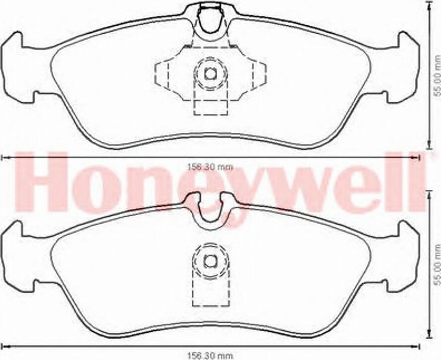 BENDIX 573191B - Тормозные колодки, дисковые, комплект autospares.lv