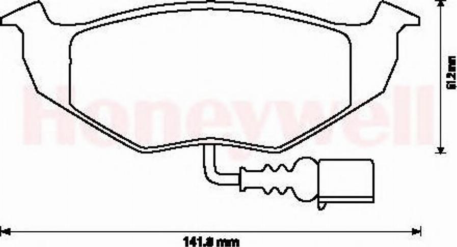 BENDIX 573111B - Тормозные колодки, дисковые, комплект autospares.lv