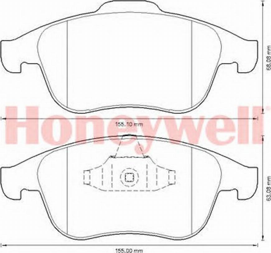 BENDIX 573316B - Тормозные колодки, дисковые, комплект autospares.lv