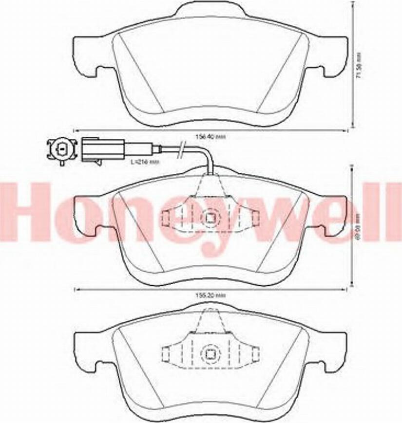 BENDIX 573334B - Тормозные колодки, дисковые, комплект autospares.lv