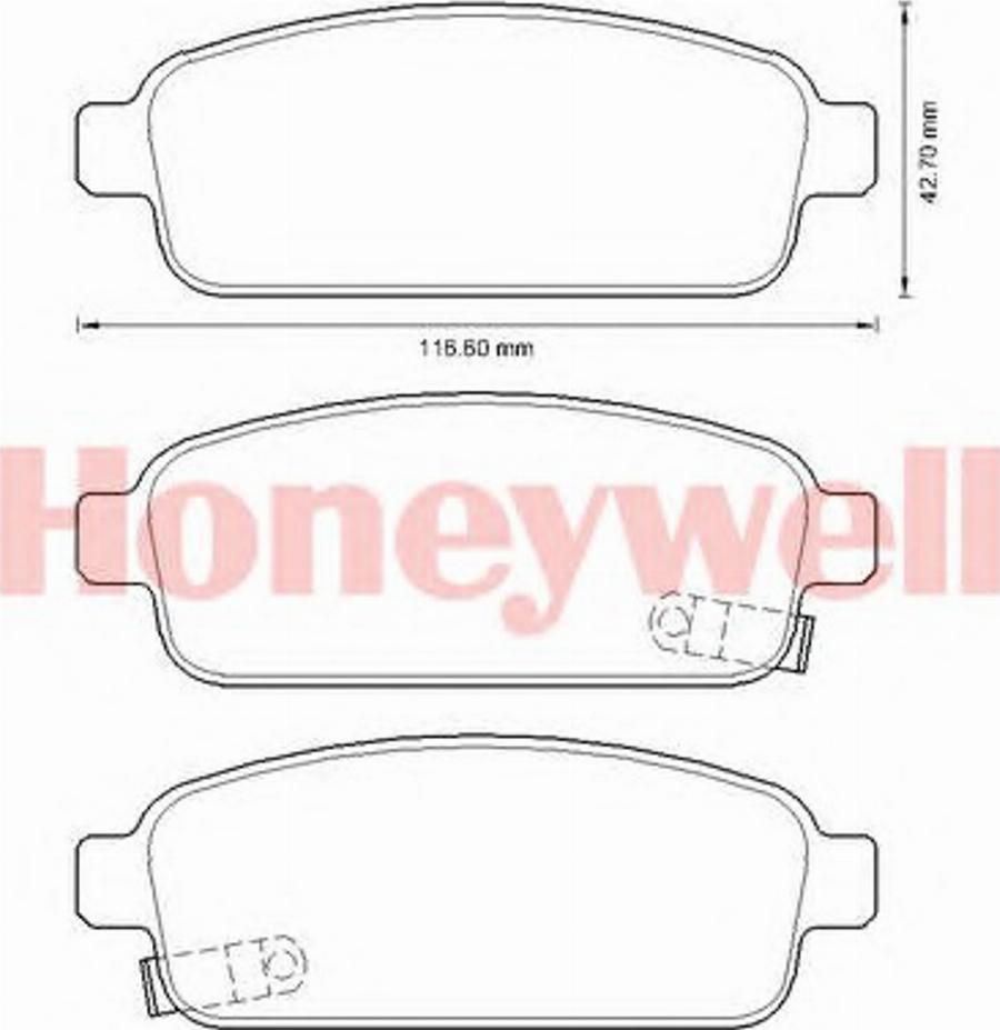 BENDIX 573335B - Тормозные колодки, дисковые, комплект autospares.lv