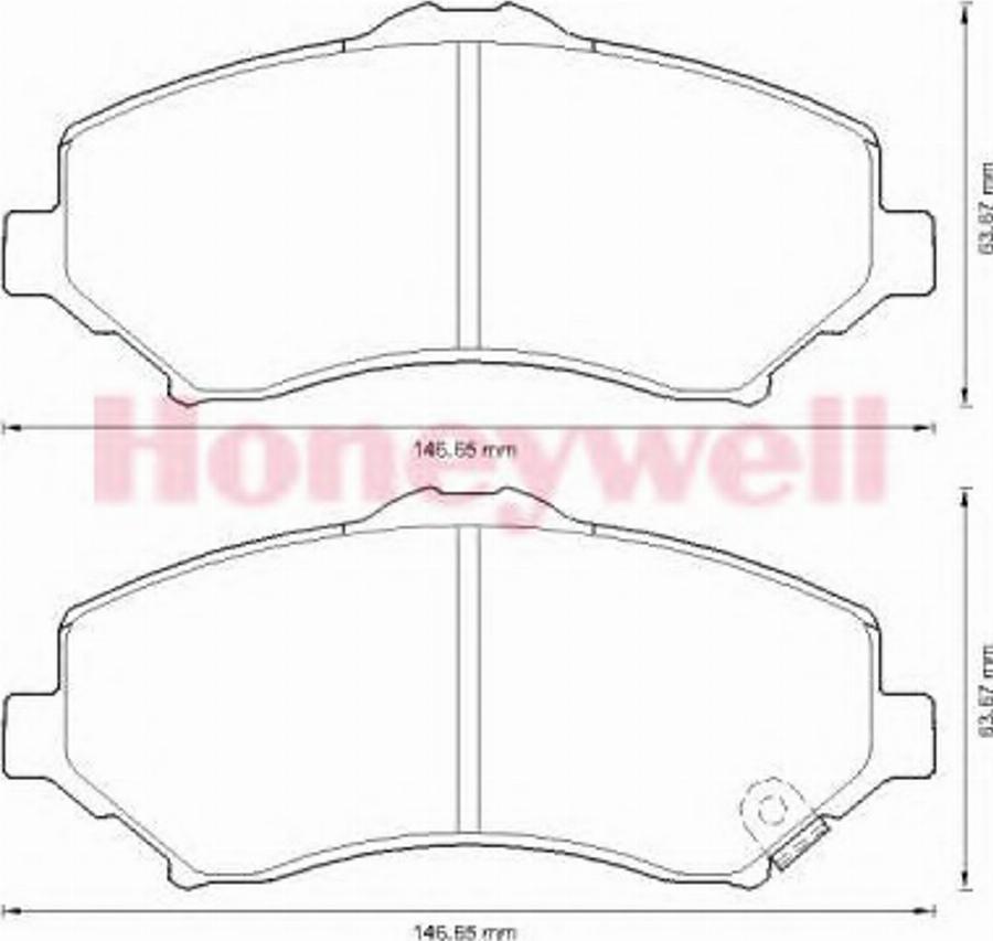 BENDIX 573298B - Тормозные колодки, дисковые, комплект autospares.lv