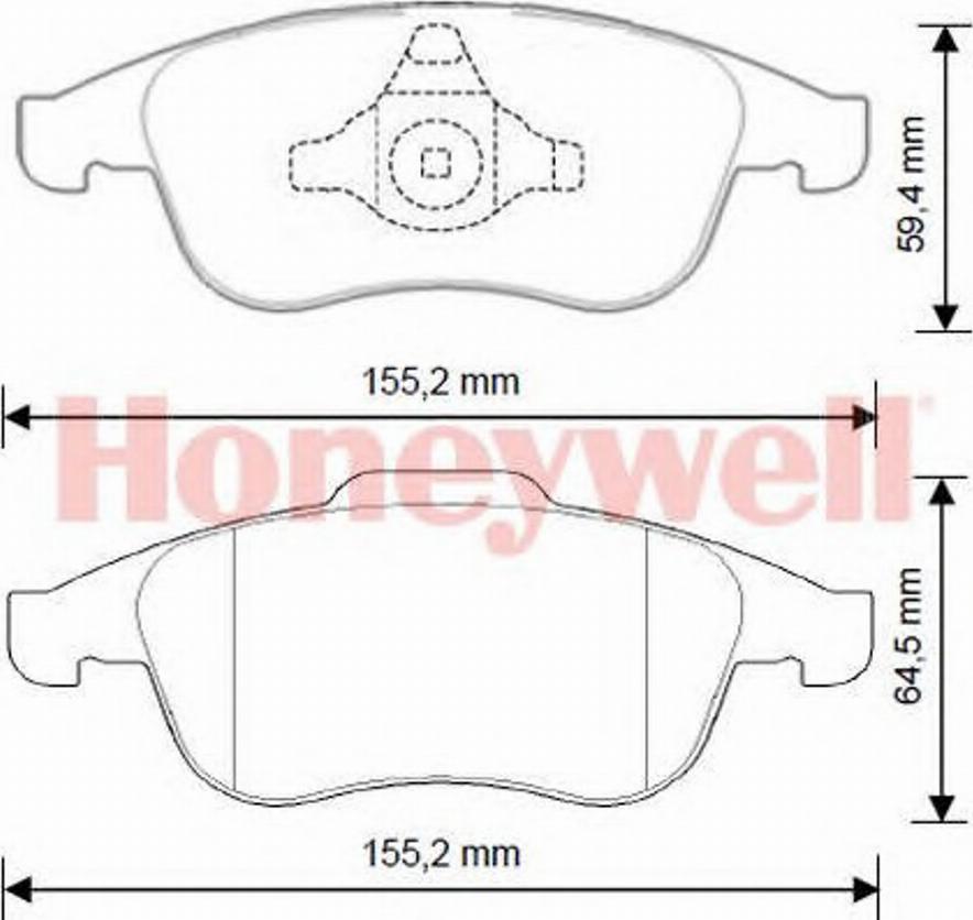 BENDIX 573268B - Тормозные колодки, дисковые, комплект autospares.lv