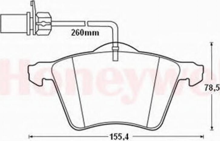 BENDIX 573206B - Тормозные колодки, дисковые, комплект autospares.lv