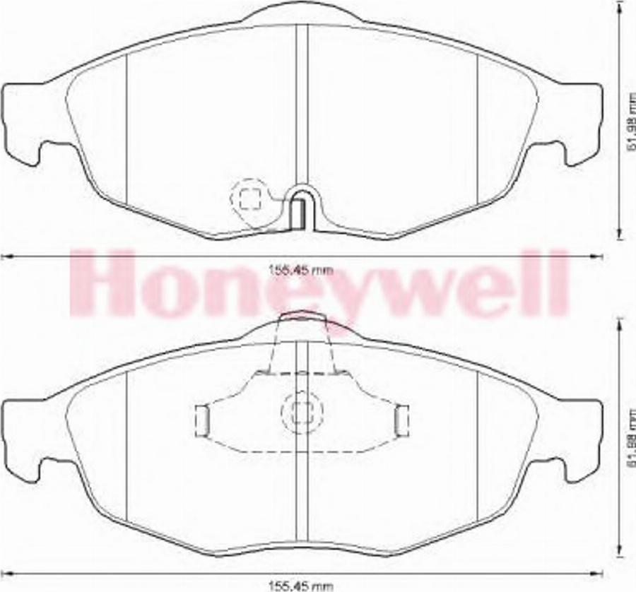 BENDIX 573287B - Тормозные колодки, дисковые, комплект autospares.lv