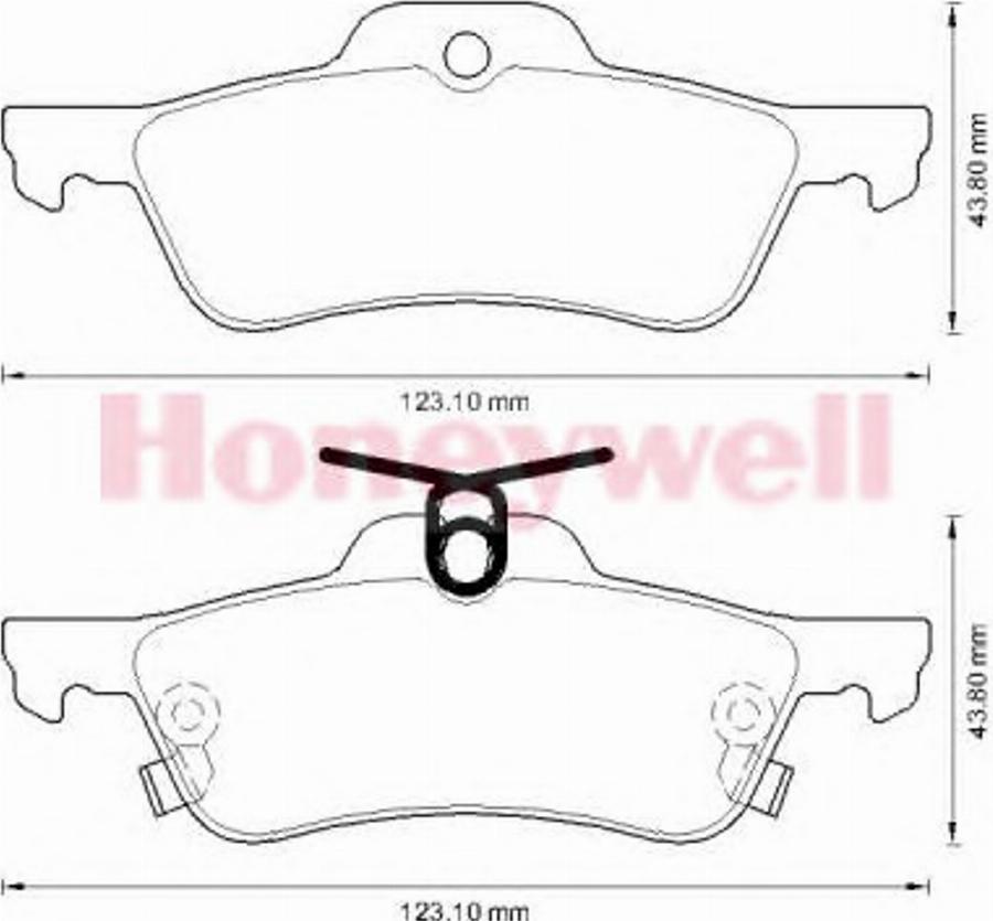 BENDIX 572588B - Тормозные колодки, дисковые, комплект autospares.lv