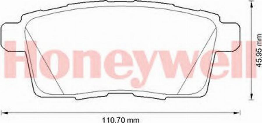 BENDIX 572644B - Тормозные колодки, дисковые, комплект autospares.lv