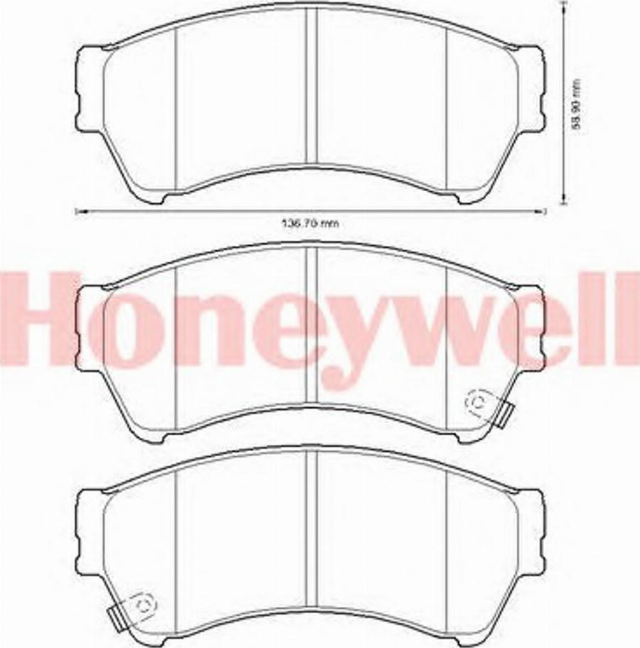 BENDIX 572628B - Тормозные колодки, дисковые, комплект autospares.lv