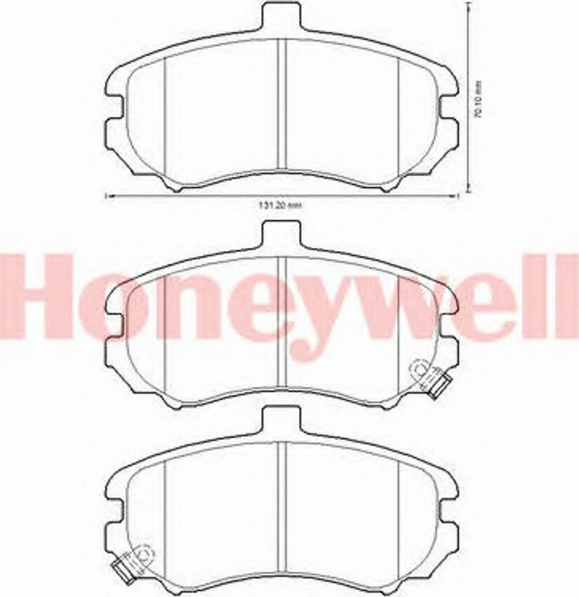 BENDIX 572622B - Тормозные колодки, дисковые, комплект autospares.lv