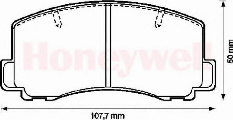 BENDIX 572187B - Тормозные колодки, дисковые, комплект autospares.lv