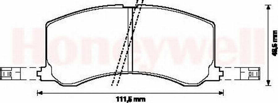 BENDIX 572399 B - Тормозные колодки, дисковые, комплект autospares.lv