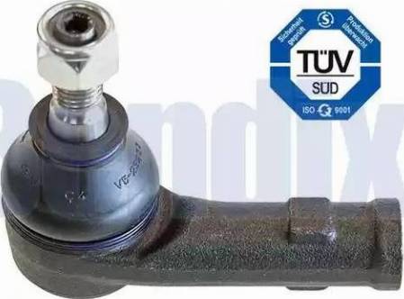 BENDIX 040681B - Наконечник рулевой тяги, шарнир autospares.lv