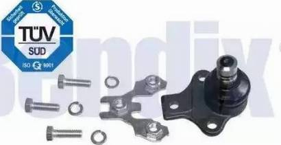 BENDIX 041276B - Шаровая опора, несущий / направляющий шарнир autospares.lv