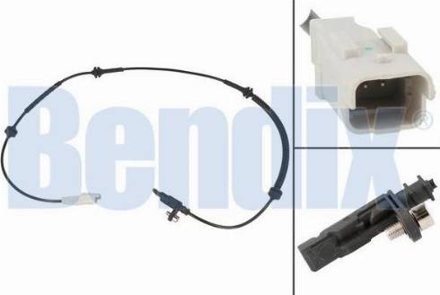 BENDIX 058695B - Датчик ABS, частота вращения колеса autospares.lv