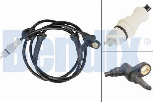 BENDIX 058863B - Датчик ABS, частота вращения колеса autospares.lv