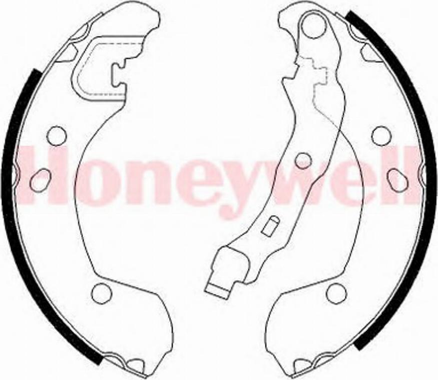 BENDIX 362459B - Комплект тормозных колодок, барабанные autospares.lv