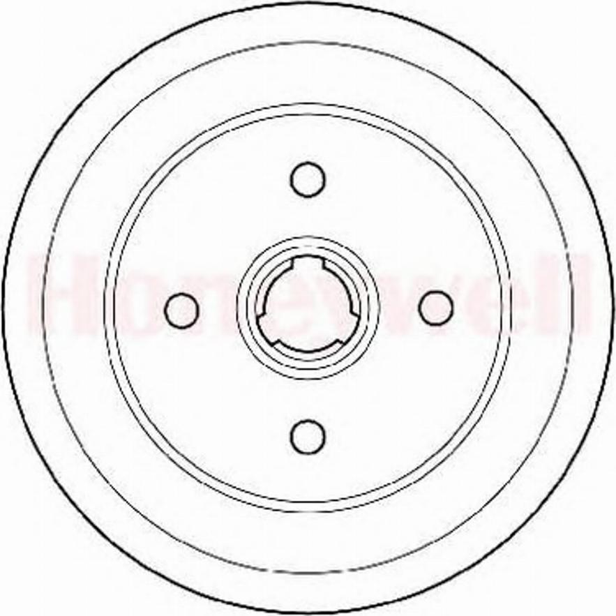 BENDIX 329706 B - Тормозной барабан autospares.lv