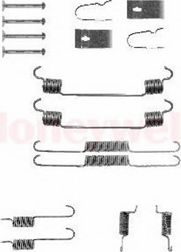 BENDIX 771237B - Комплектующие, барабанный тормозной механизм autospares.lv