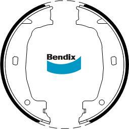 Bendix-AU BS5103 - Комплект тормозов, ручник, парковка autospares.lv
