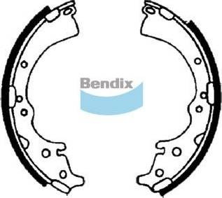 Bendix-AU BS1396 - Комплект тормозных колодок, барабанные autospares.lv