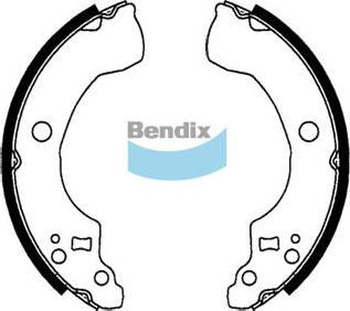 Bendix-AU BS1792 - Комплект тормозных колодок, барабанные autospares.lv