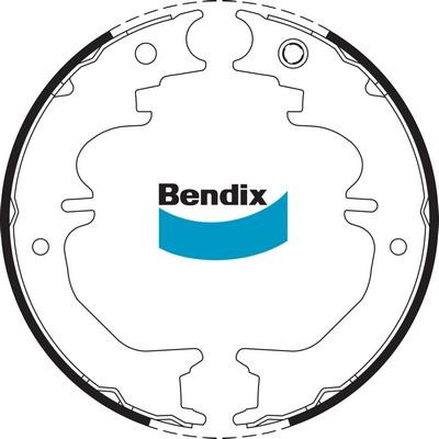 Bendix-AU BS1744 - Комплект тормозов, ручник, парковка autospares.lv