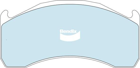 Bendix-AU CVP039 PT - Тормозные колодки, дисковые, комплект autospares.lv