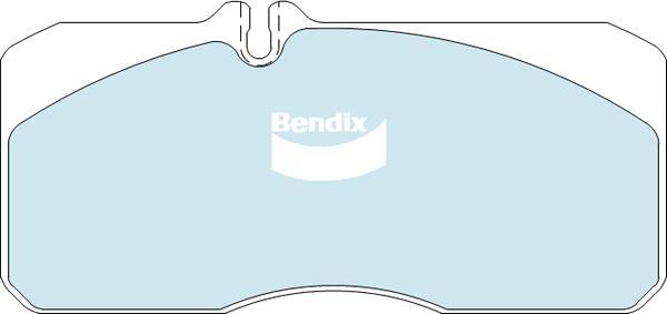 Bendix-AU CVP021 PT - Тормозные колодки, дисковые, комплект autospares.lv