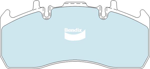 Bendix-AU CVP304PTHD - Тормозные колодки, дисковые, комплект autospares.lv