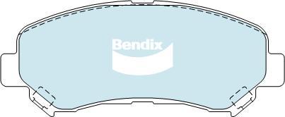 Bendix-AU DB1946 -4WD - Тормозные колодки, дисковые, комплект autospares.lv