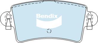 Bendix-AU DB1964 HD - Тормозные колодки, дисковые, комплект autospares.lv