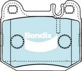 Bendix-AU DB1461 EURO+ - Тормозные колодки, дисковые, комплект autospares.lv