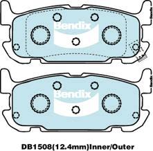 Bendix-AU DB1508 GCT - Тормозные колодки, дисковые, комплект autospares.lv