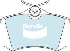 Bendix-AU DB1192 EURO+ - Тормозные колодки, дисковые, комплект autospares.lv