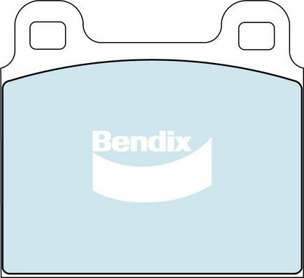 Bendix-AU DB11 GCT - Тормозные колодки, дисковые, комплект autospares.lv