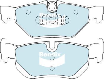 Bendix-AU DB1858 EURO+ - Тормозные колодки, дисковые, комплект autospares.lv