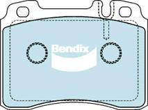 Bendix-AU DB1394 EURO+ - Тормозные колодки, дисковые, комплект autospares.lv