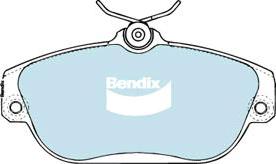 Bendix-AU DB1329 EURO+ - Тормозные колодки, дисковые, комплект autospares.lv