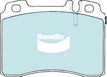 Bendix-AU DB1320 HD - Тормозные колодки, дисковые, комплект autospares.lv