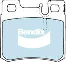 Bendix-AU DB1321 EURO+ - Тормозные колодки, дисковые, комплект autospares.lv