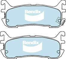 Bendix-AU DB1283 GCT - Тормозные колодки, дисковые, комплект autospares.lv