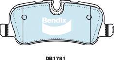 Bendix-AU DB1781 -4WD - Тормозные колодки, дисковые, комплект autospares.lv