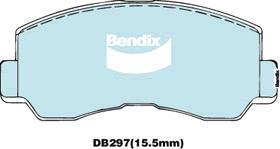 Bendix-AU DB297 -4WD - Тормозные колодки, дисковые, комплект autospares.lv