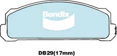 Bendix-AU DB29 GCT - Тормозные колодки, дисковые, комплект autospares.lv